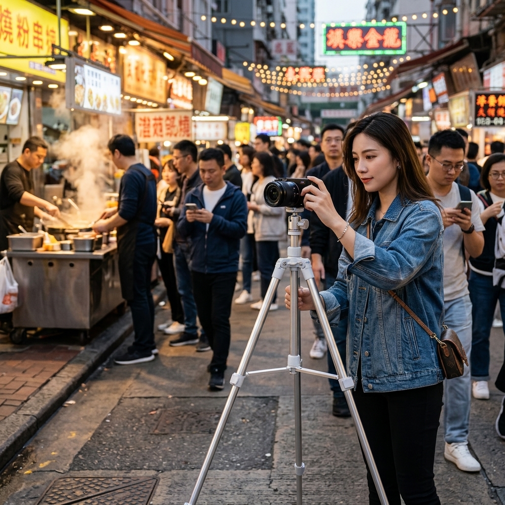 Street Food Walk Filming