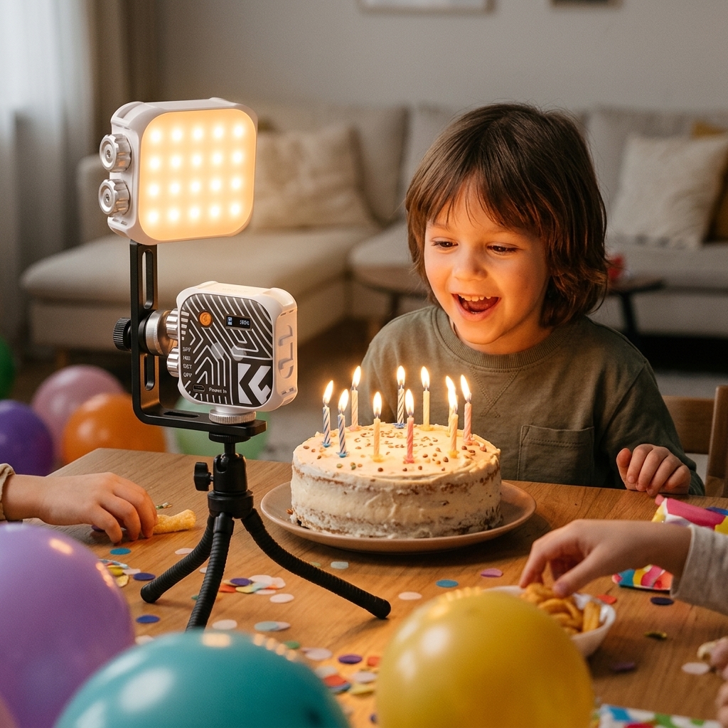 Birthday Candles And Kid Portraits