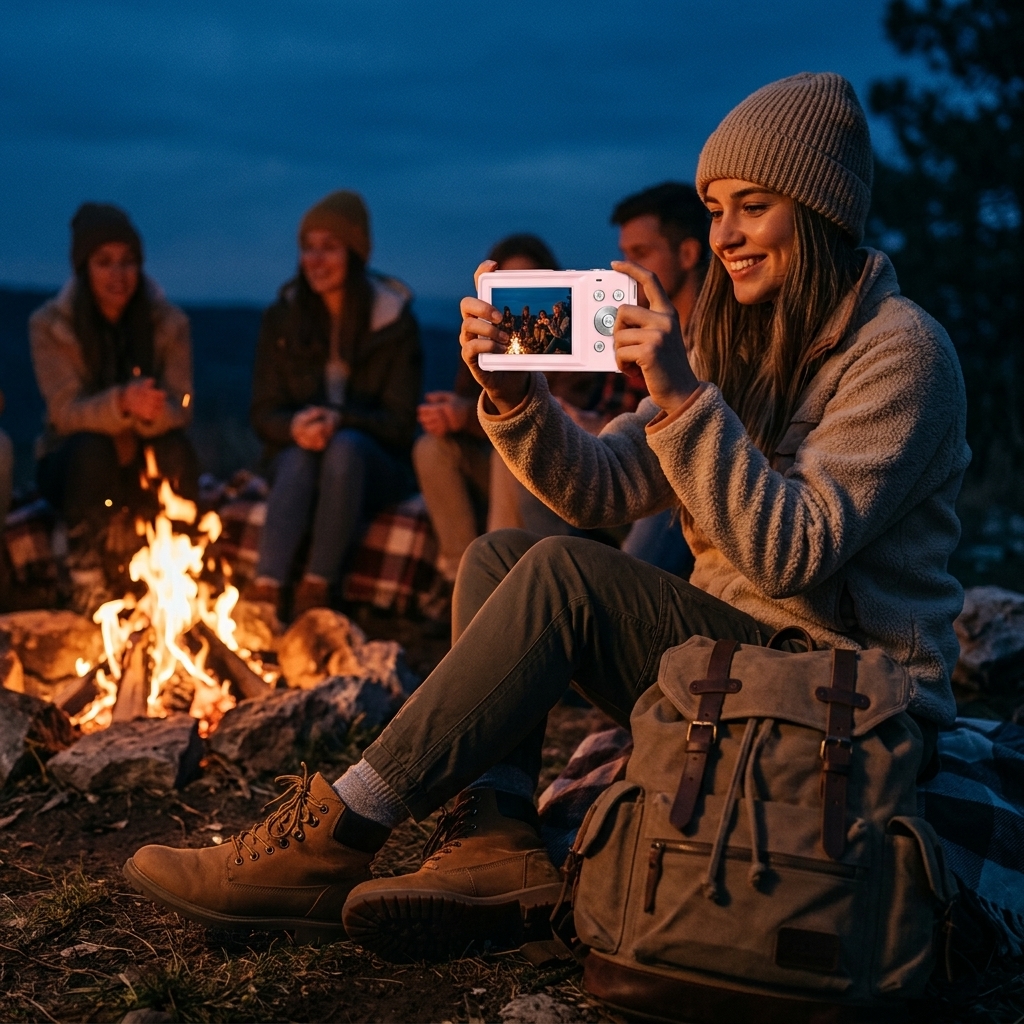 Campfire Memories After Sunset