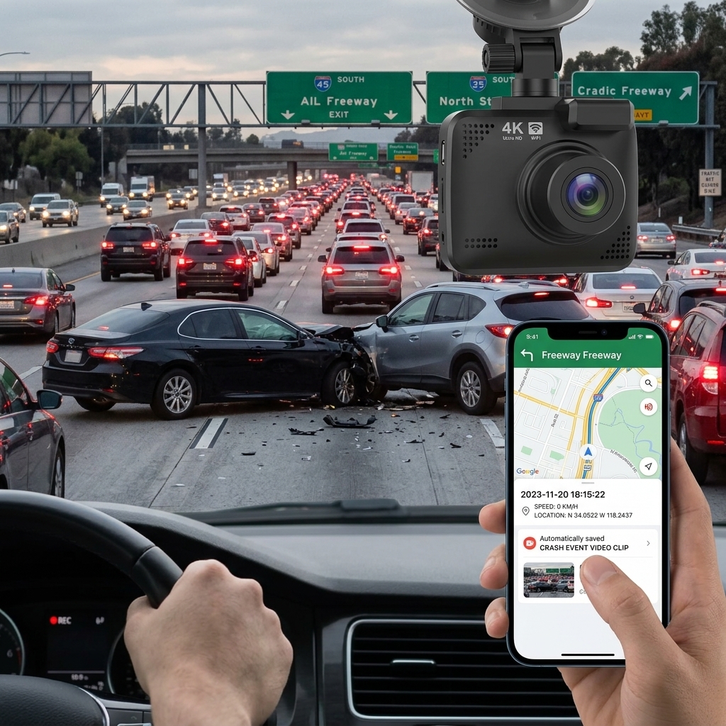 Freeway Crash During Rush Hour
