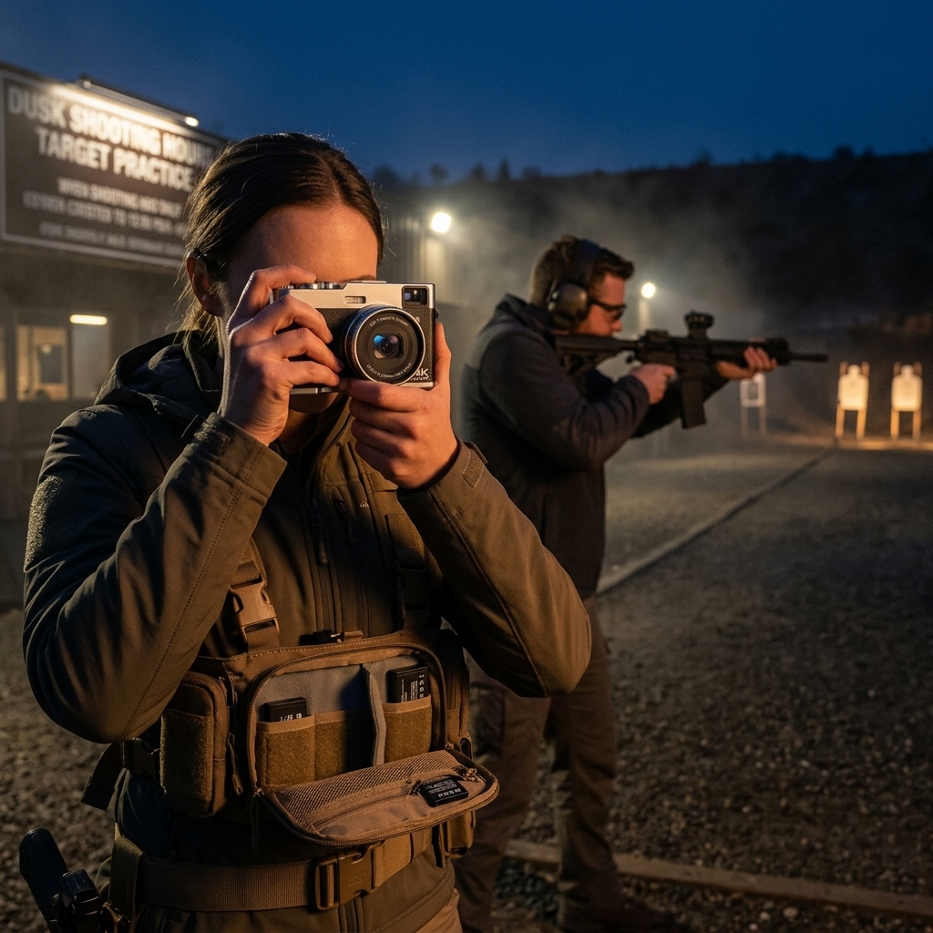 Target Practice At Dusk
