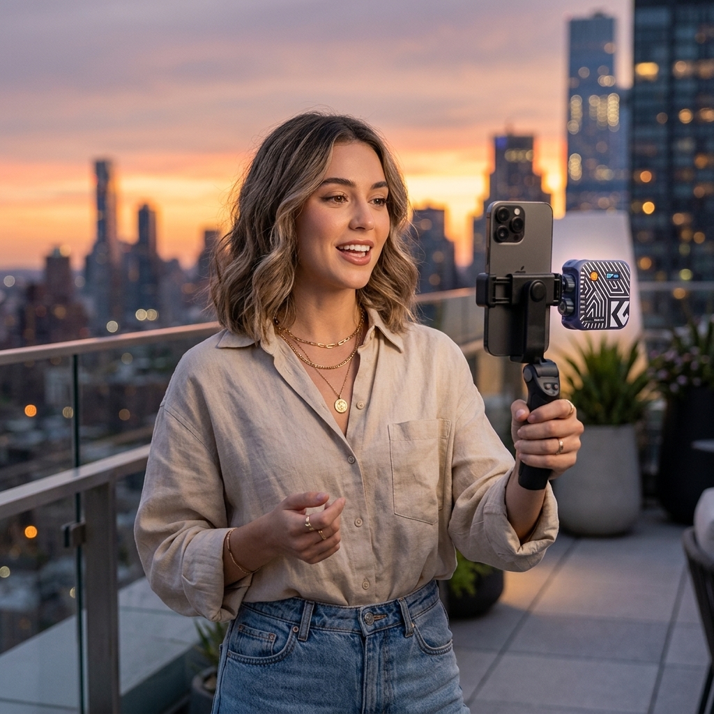 Rooftop Sunset Talking Clips