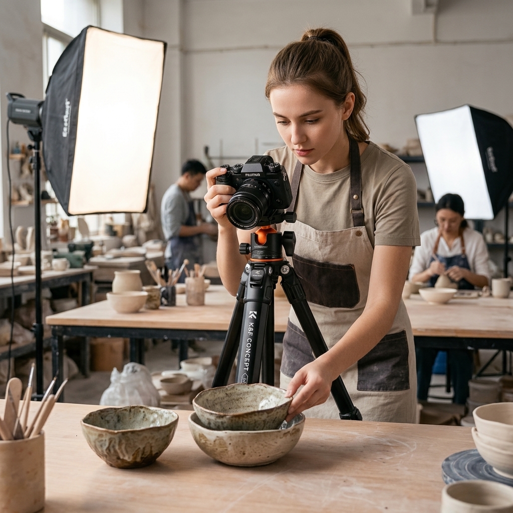 Ceramics Shoot At Workshop