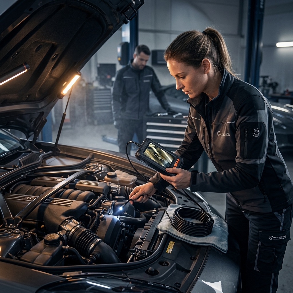 Checking Deep Engine Compartments