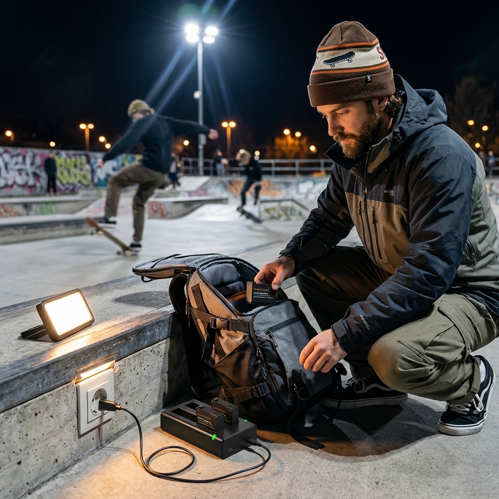 Night Shoots At The Skatepark