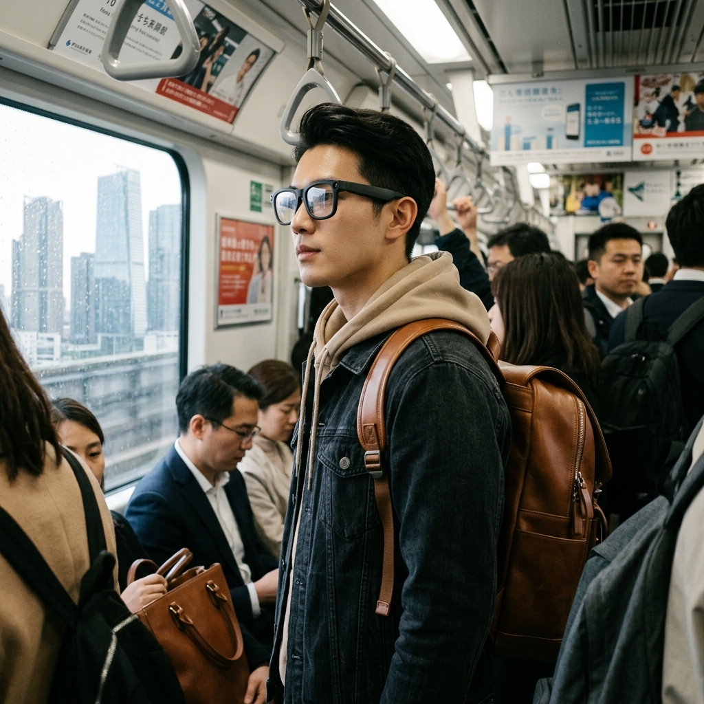 Morning Train Ride Moments