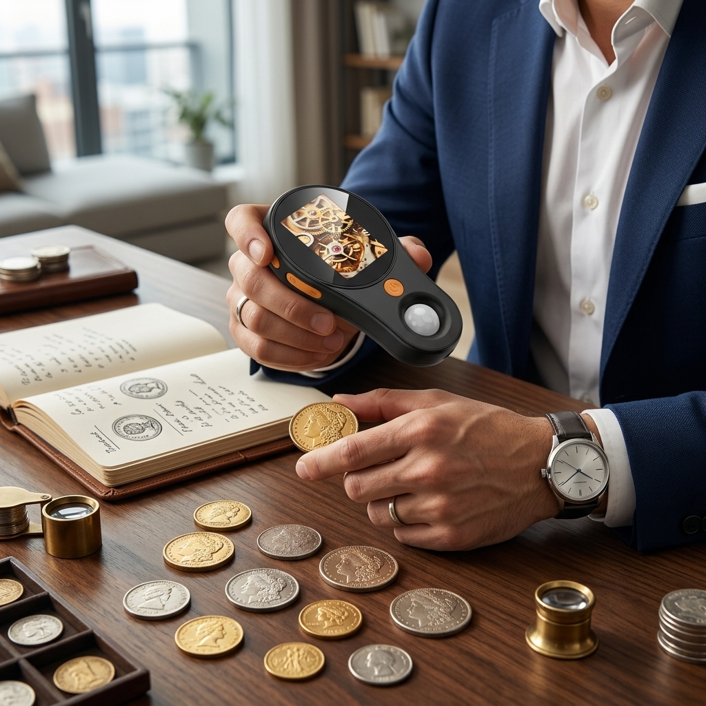 Checking Rare Coins Before Trading