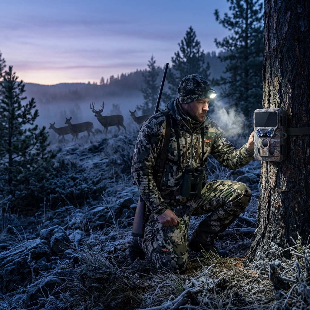 Before Sunrise Deer Tracking