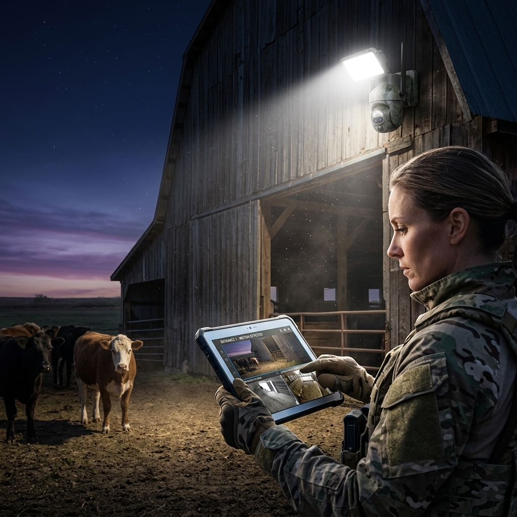 Predawn Checks Around The Barn