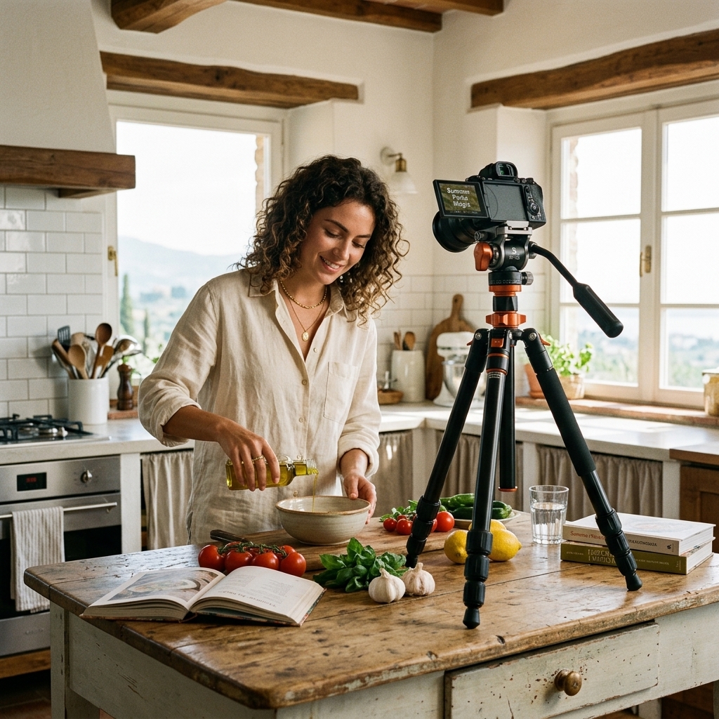Filming Recipes In Vacation Rentals
