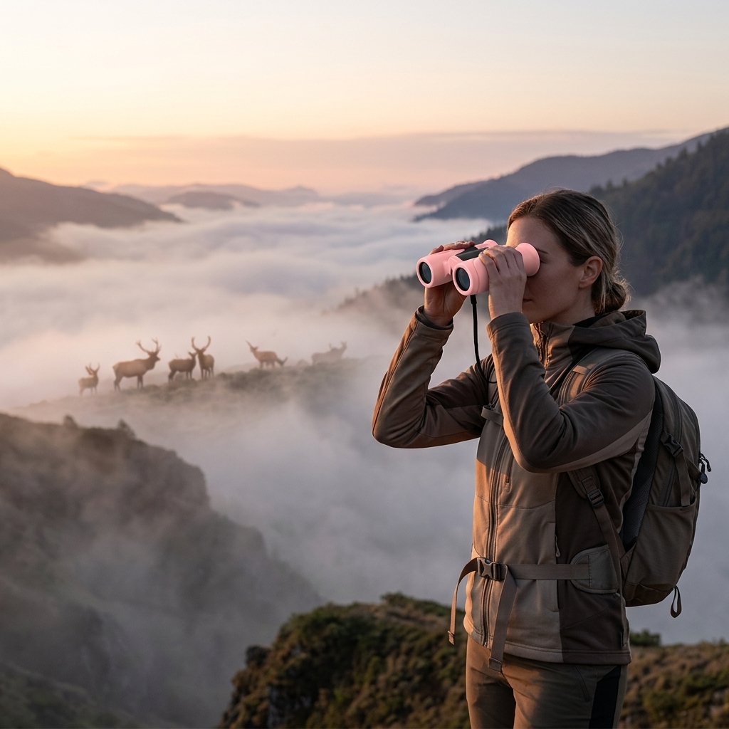Spotting Elk At Dawn Ridge
