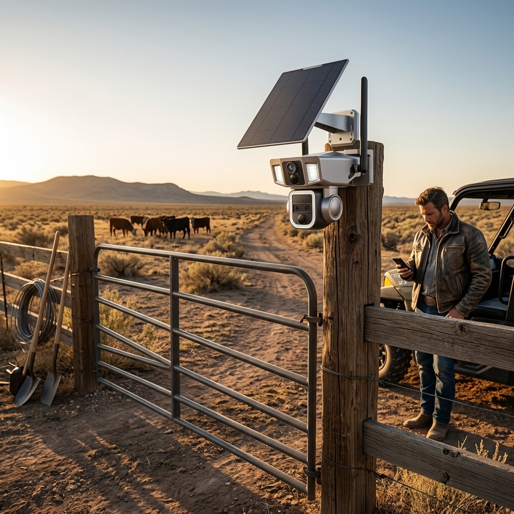Keeping Watch Over Remote Ranch Gates