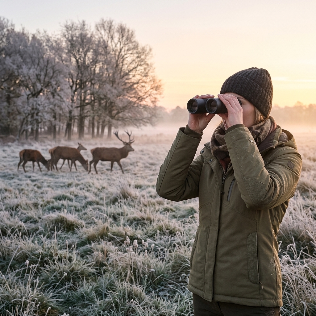 Watching Deer At First Light