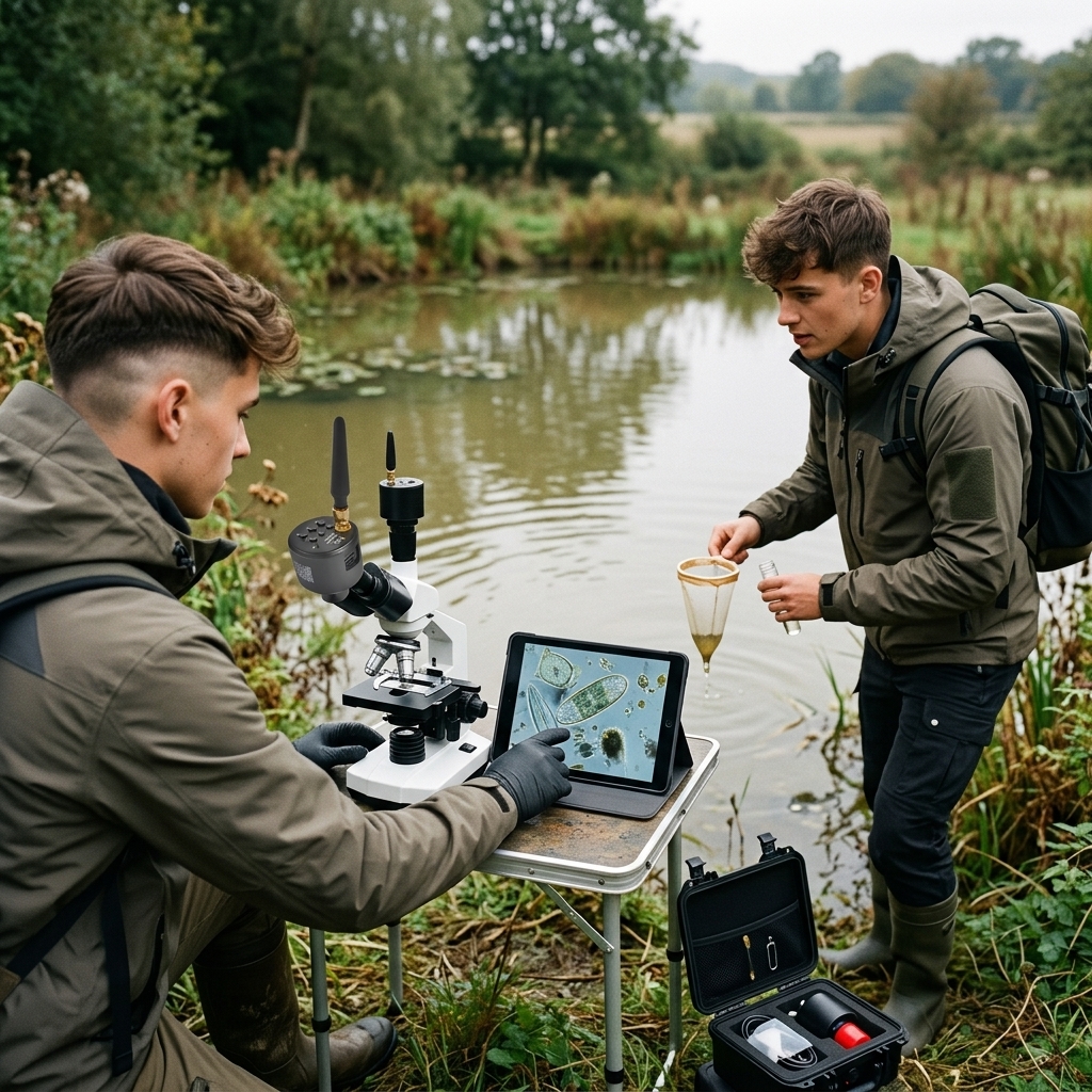 Pond Sample Work Outdoors