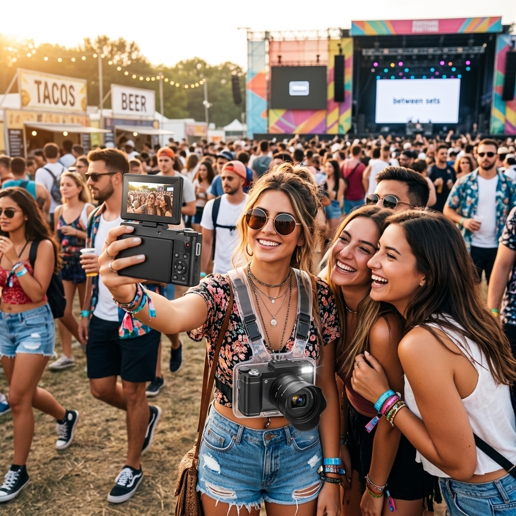 Festival Selfies Between Sets