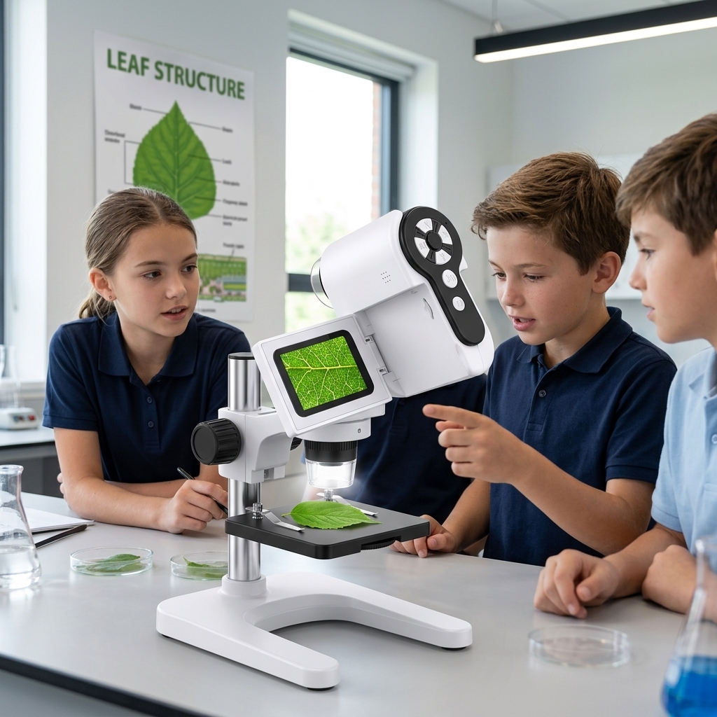 Leaf Study During Science Class