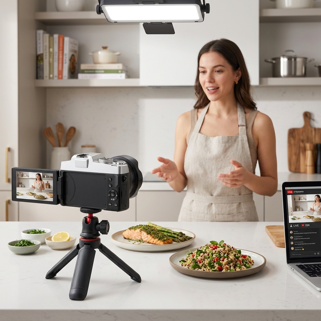 Streaming Dinner Prep Live