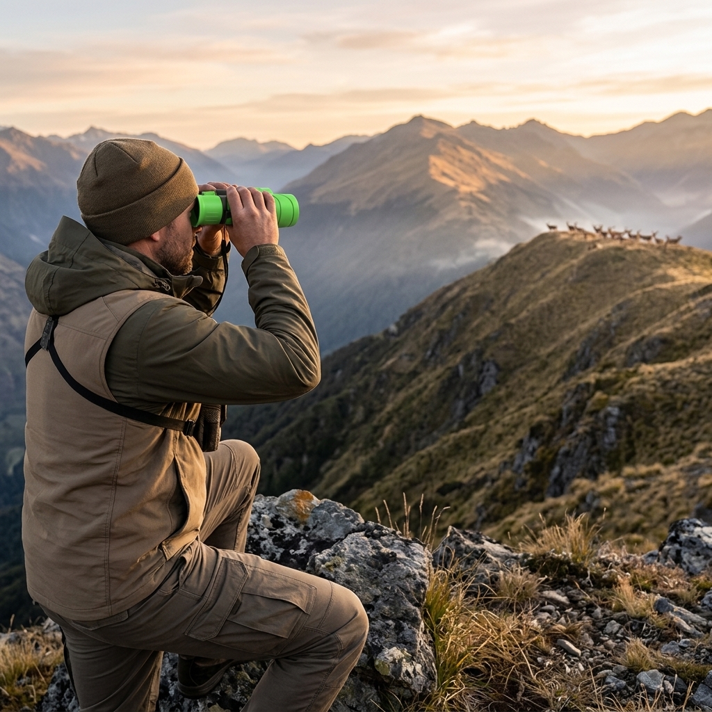 Glassing Deer At First Light
