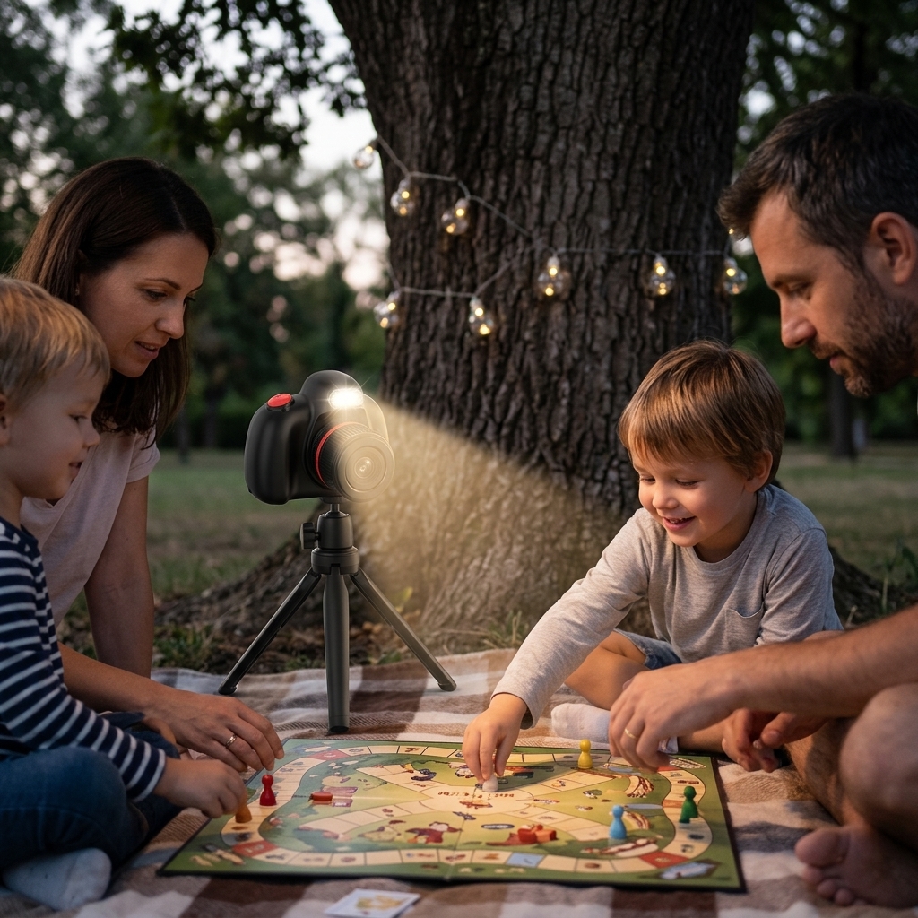 Tree-Side Family Game Night