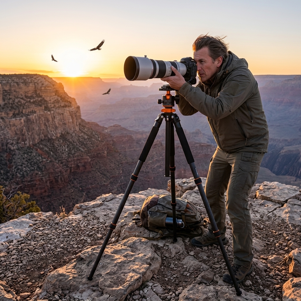 Canyon Eagle Watching At Sunrise