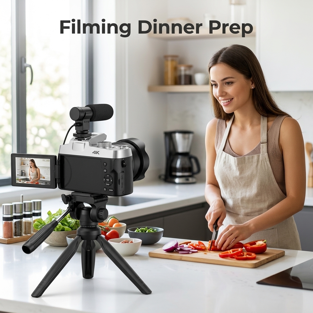 Filming Dinner Prep At Home