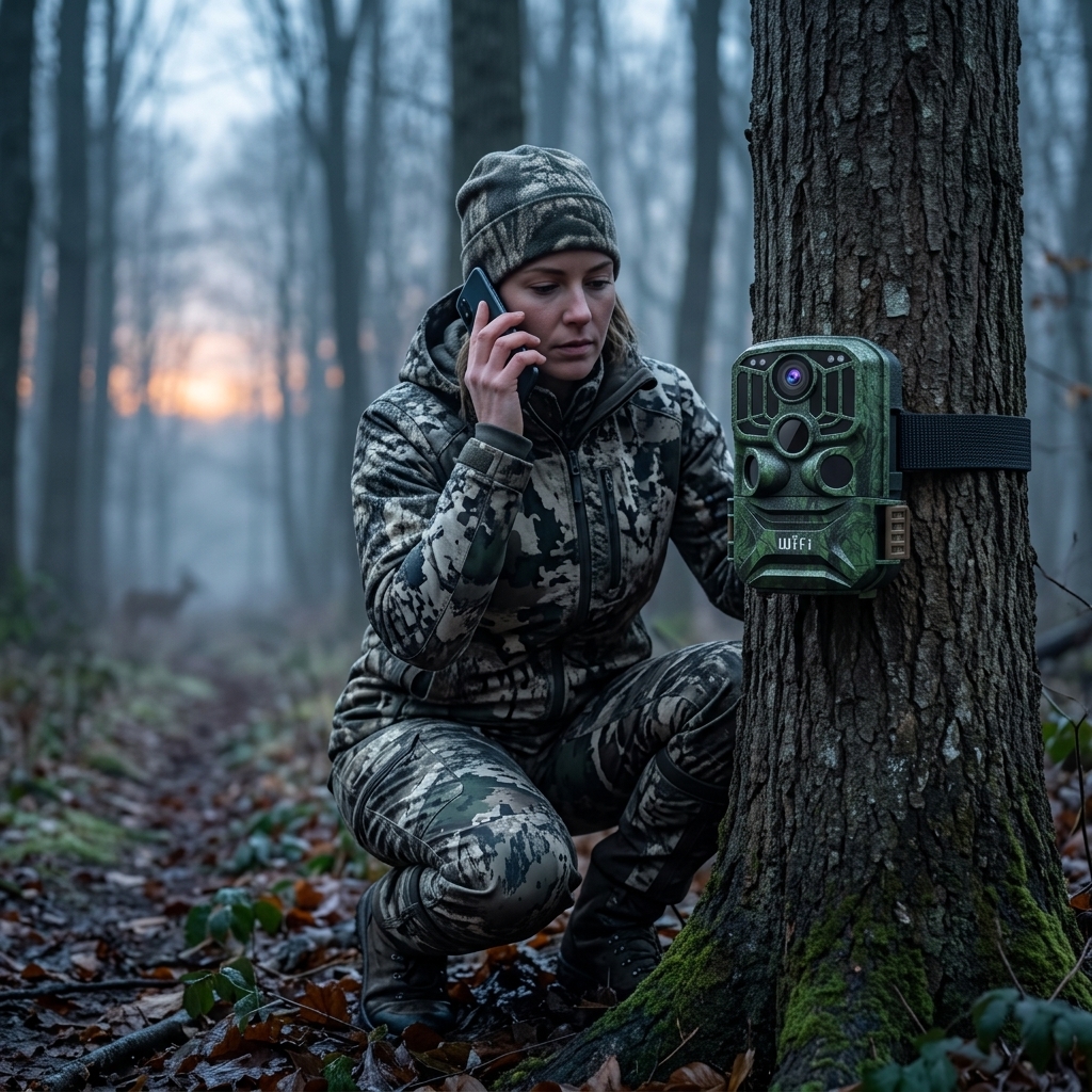 Checking Deer Trails Before Dawn