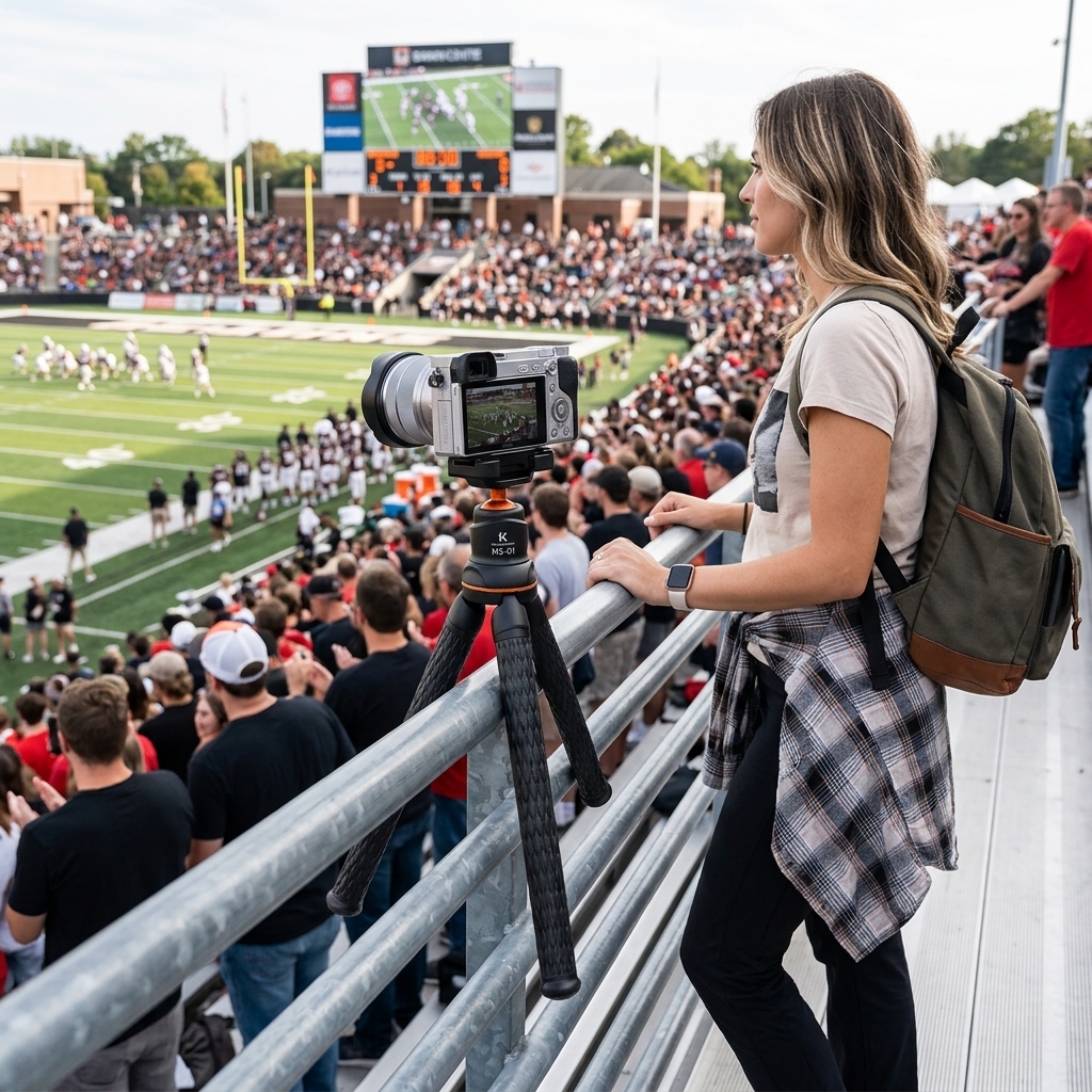 Capturing The Game From Bleachers