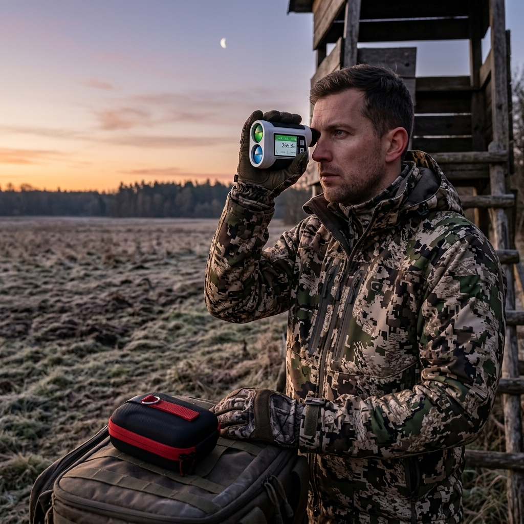 Early Morning Deer Blind Distances