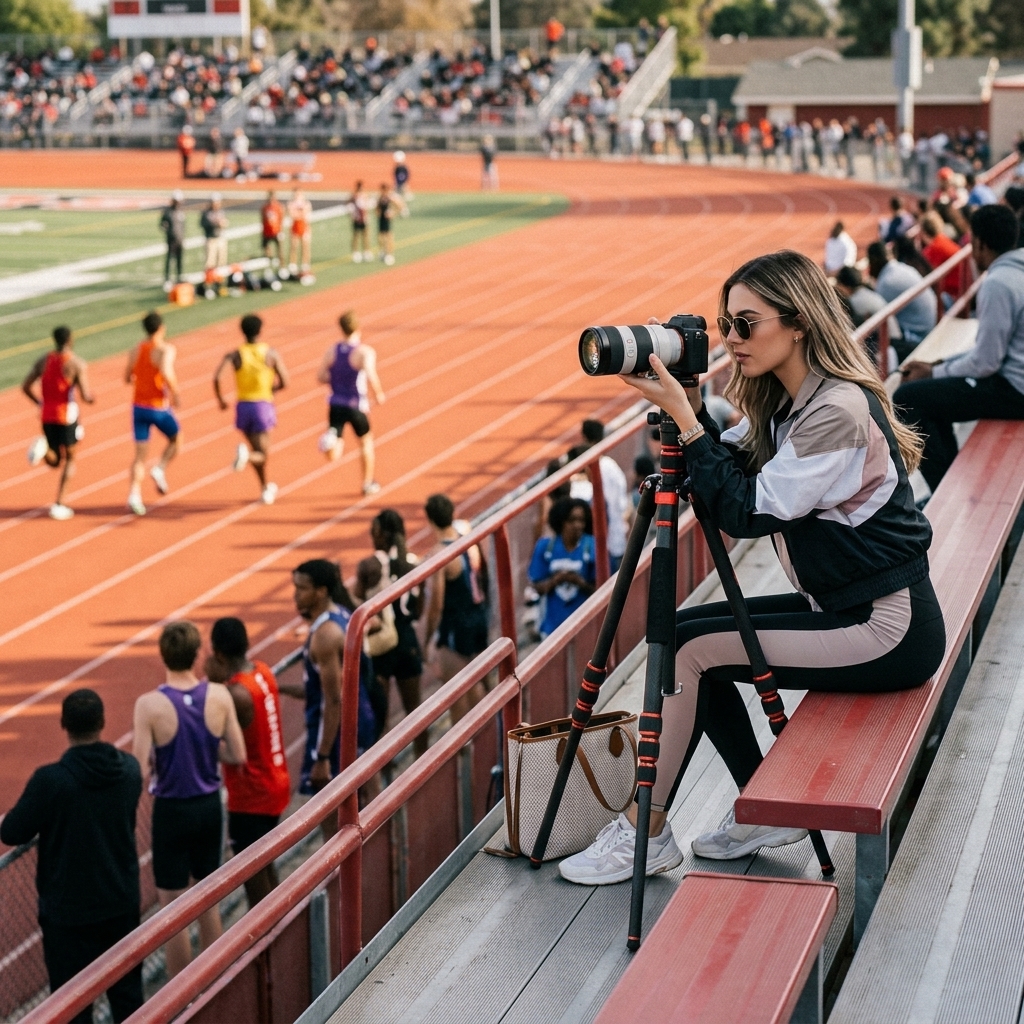 Sideline Track Meet Moments