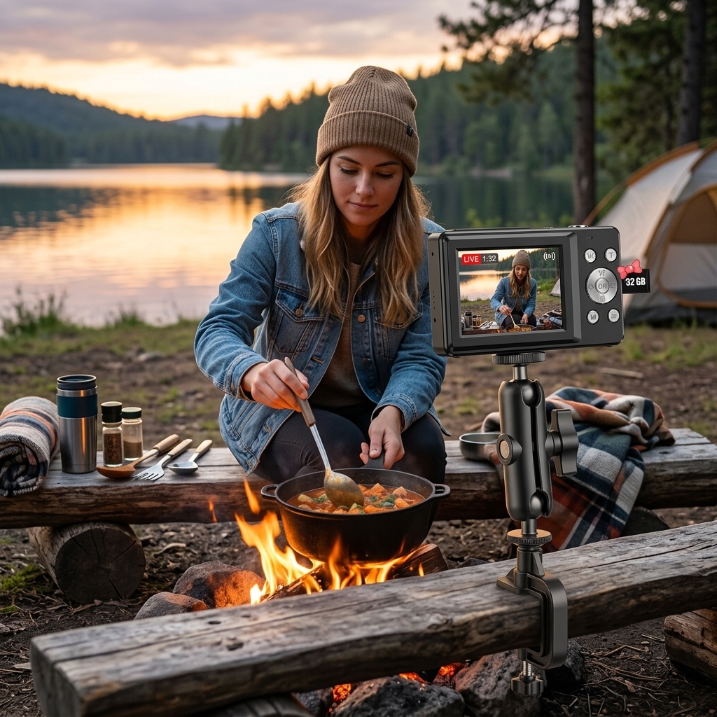 Lakeside Campfire Cooking Stream