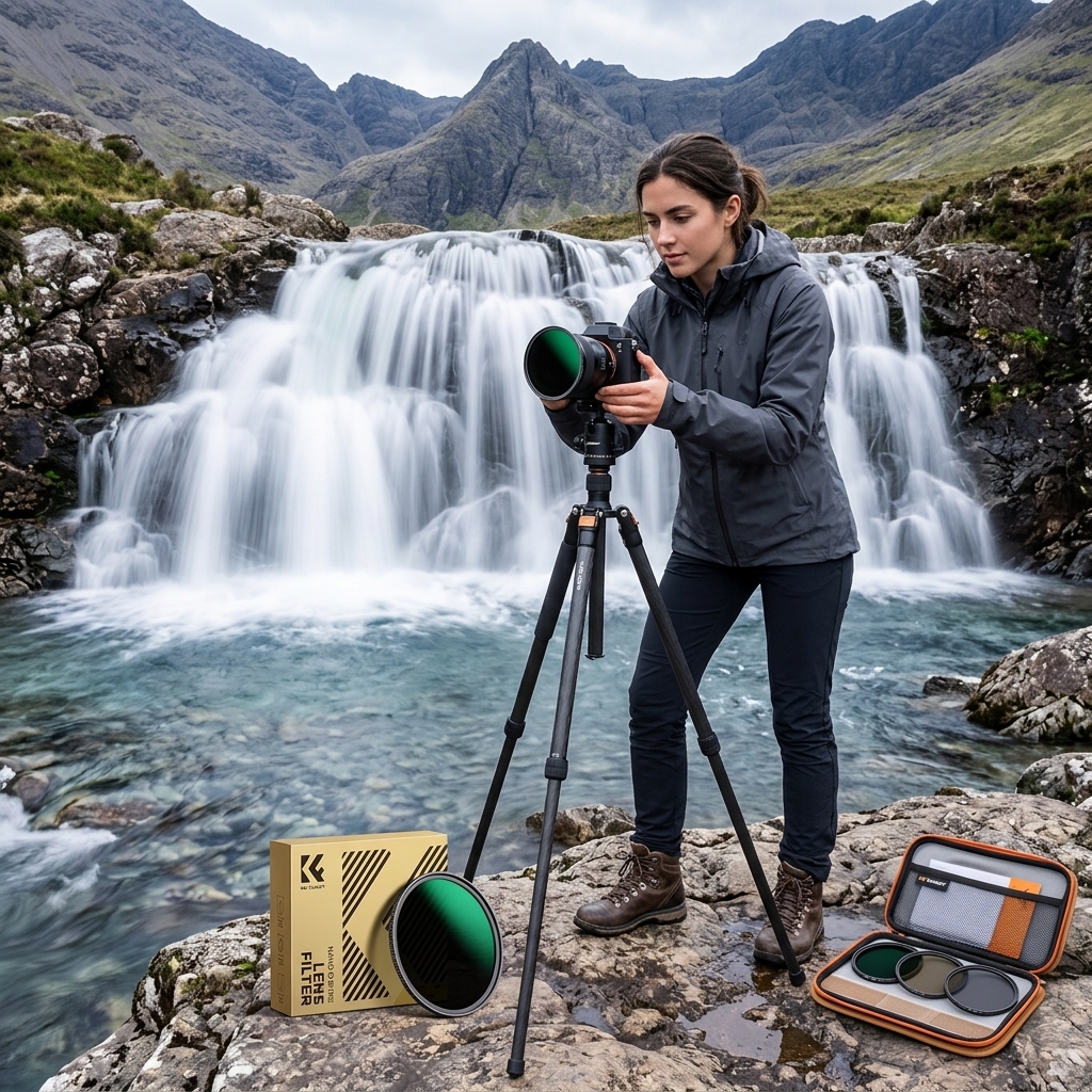 Long Exposures By Mountain Waterfalls