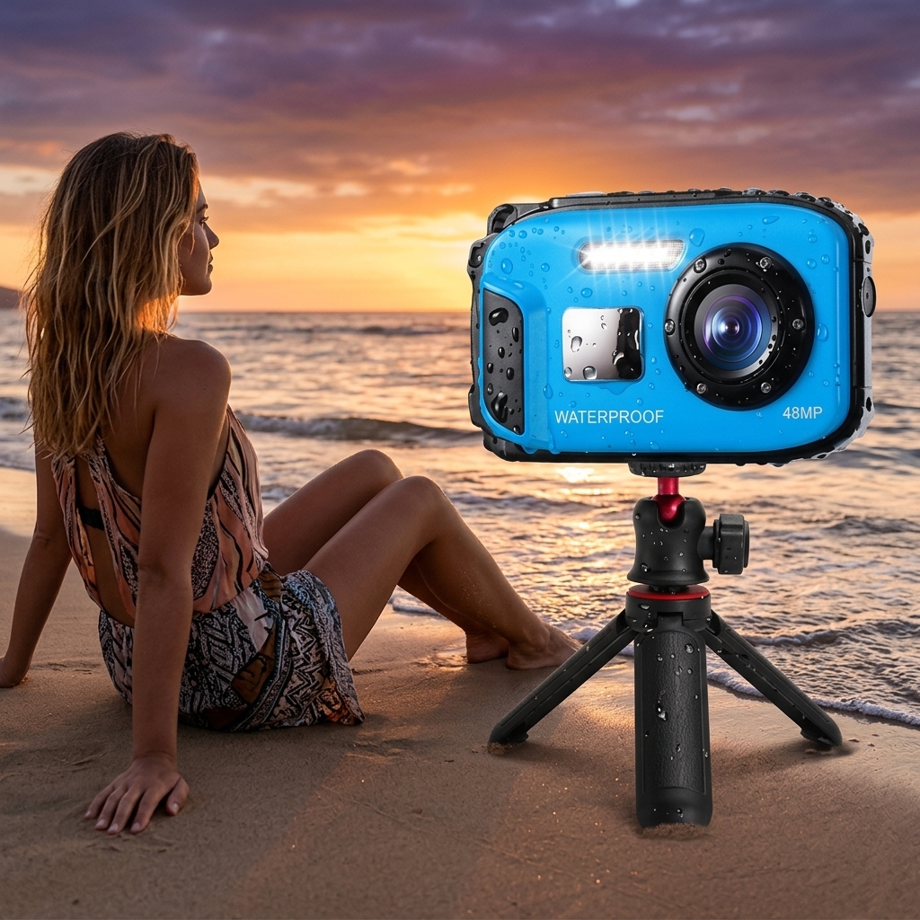 Sunset Time-Lapse On The Beach