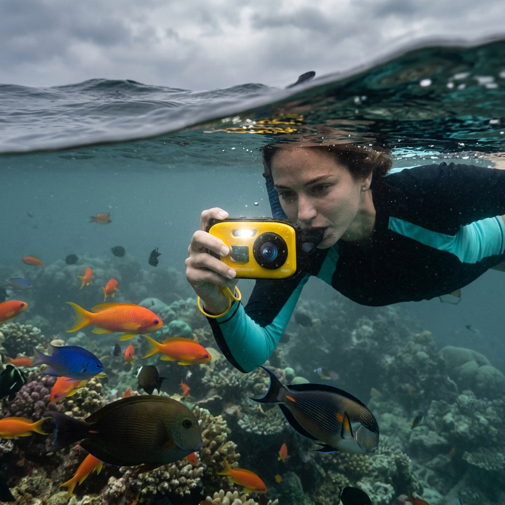 Reef Snorkeling In Cloudy Water