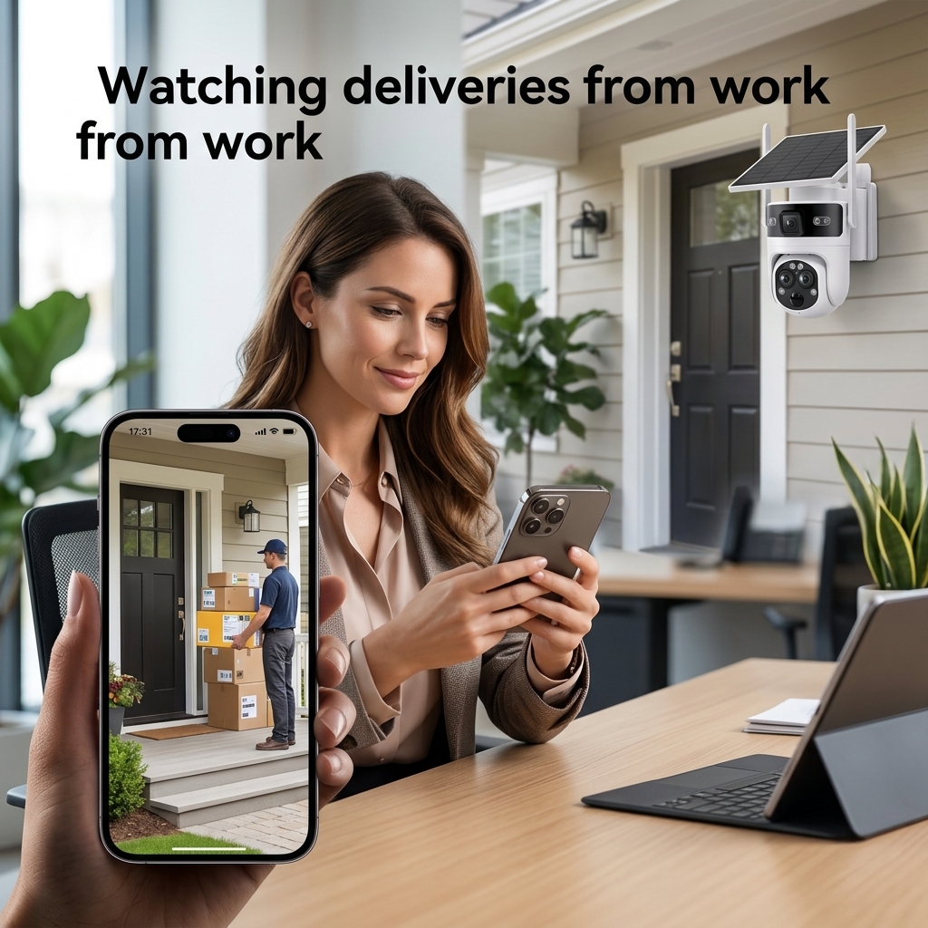 Watching Deliveries From Work