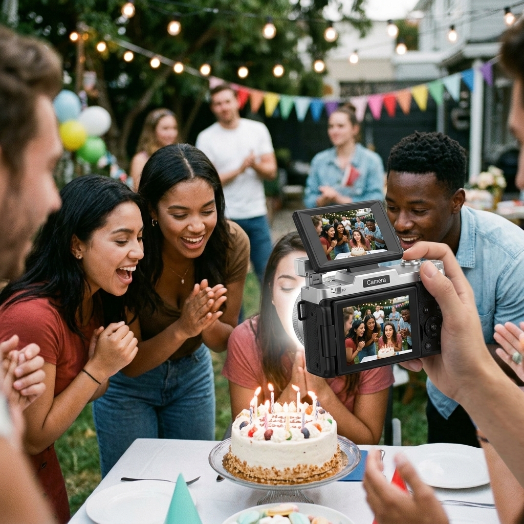 Backyard Birthday Cake Moments
