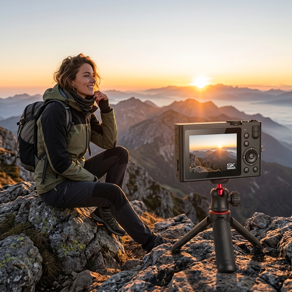 Sunrise Clips On A Mountain Overlook