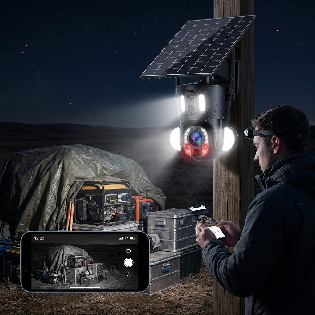 Securing Remote Gear At Night