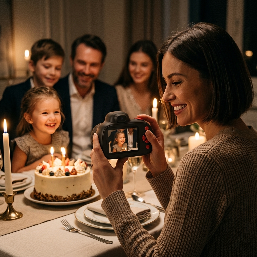 Candlelit Birthday Smiles