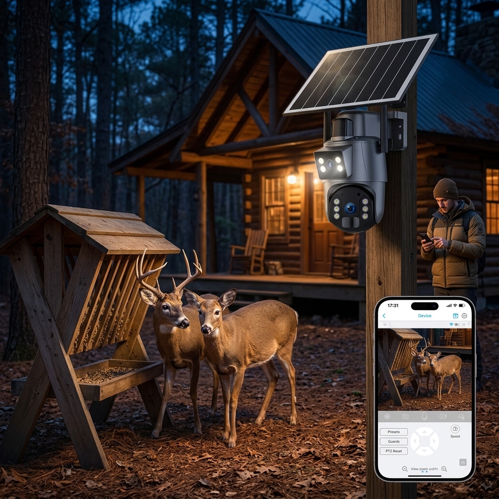 Seeing Wildlife Near A Cabin