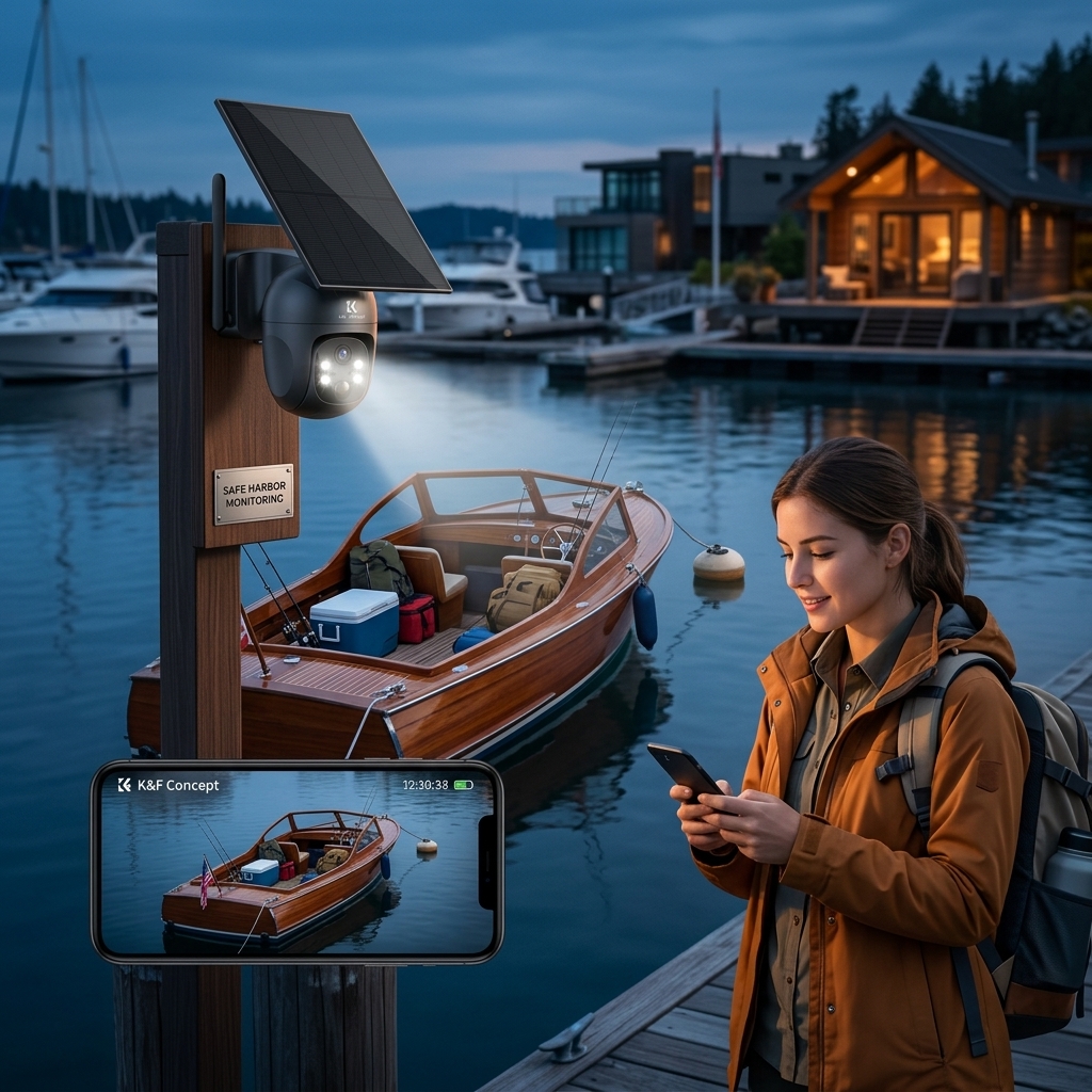 Watching A Docked Boat