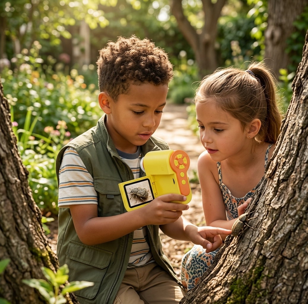 Searching For Bugs Near The Garden