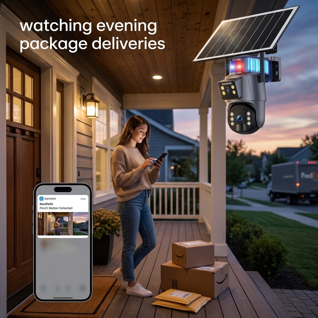 Watching Evening Package Deliveries