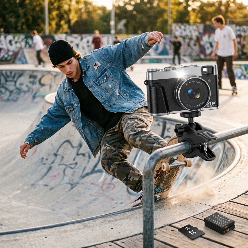 Filming Tricks At The Skate Park