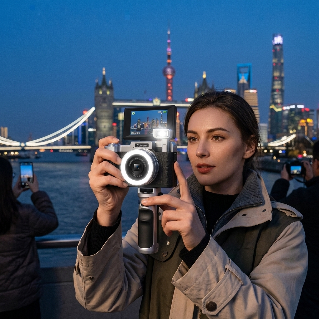City Landmarks After Sunset