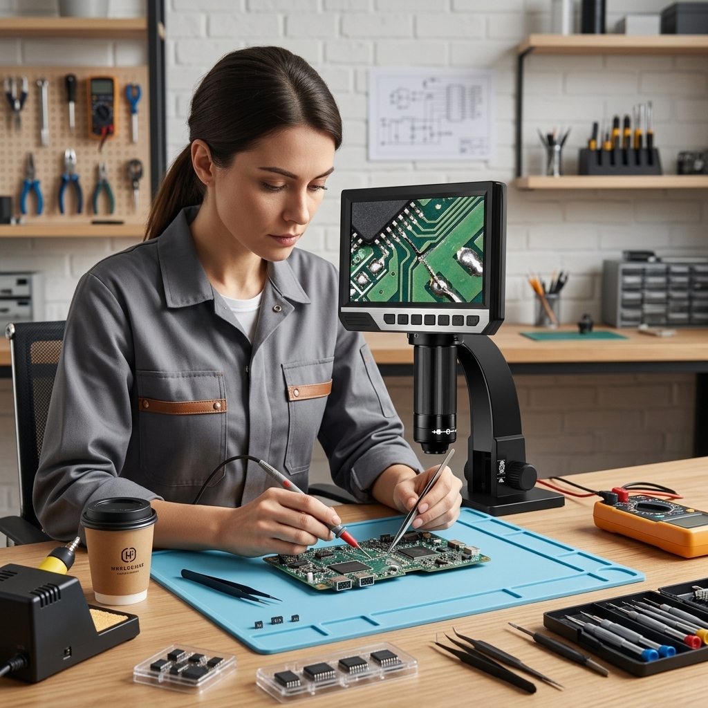 Tracing Solder Cracks At Repair Bench