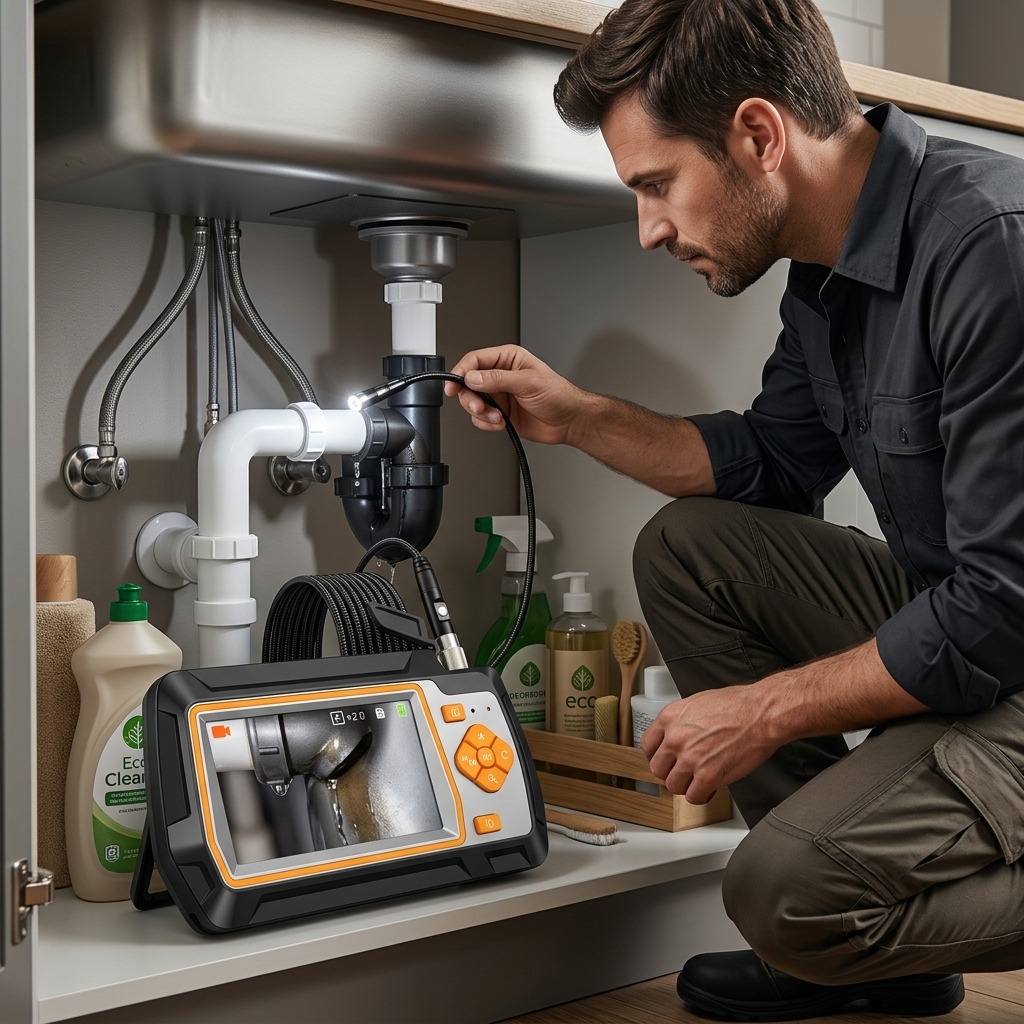Checking A Leak Under Sink