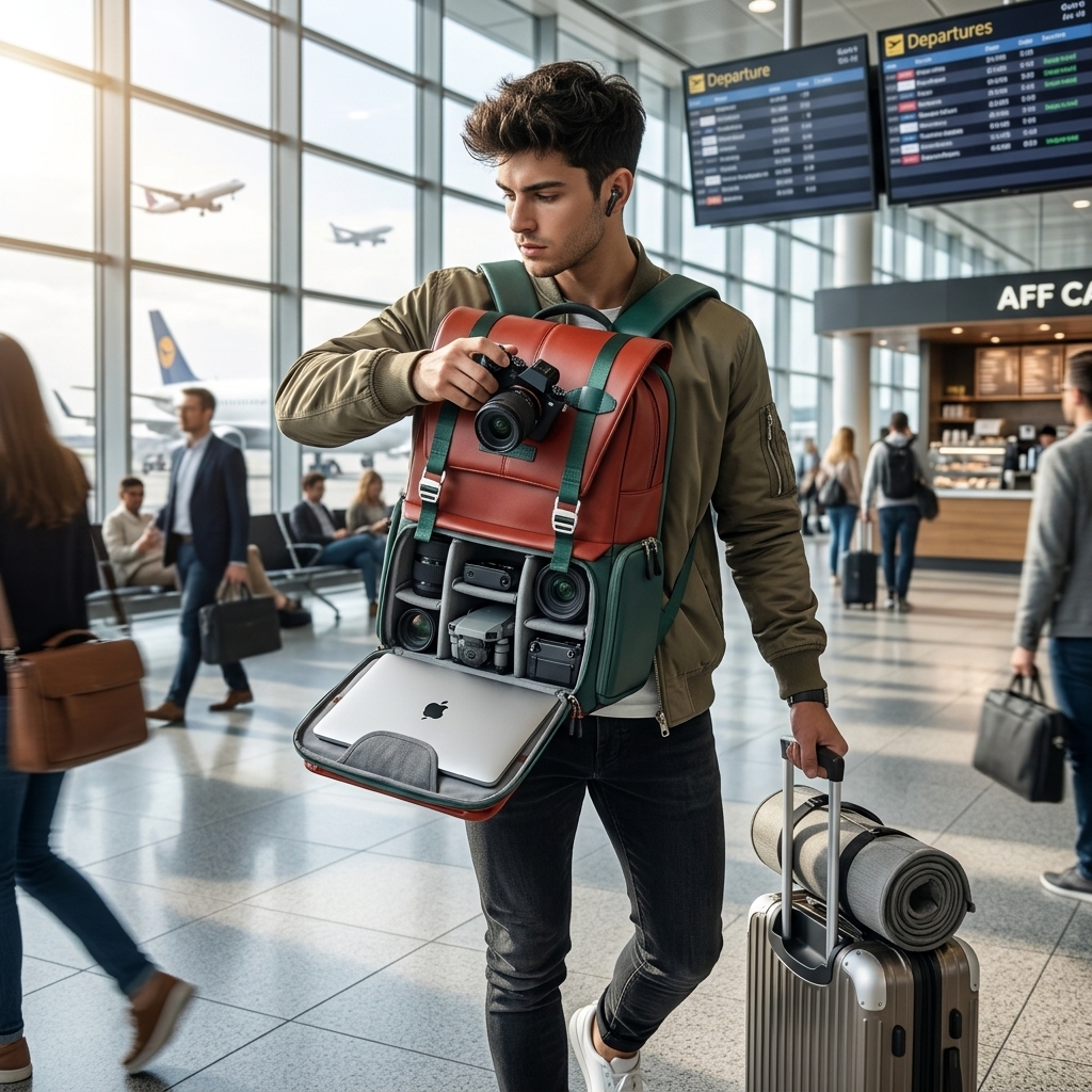 Airport Dash With Drone Gear