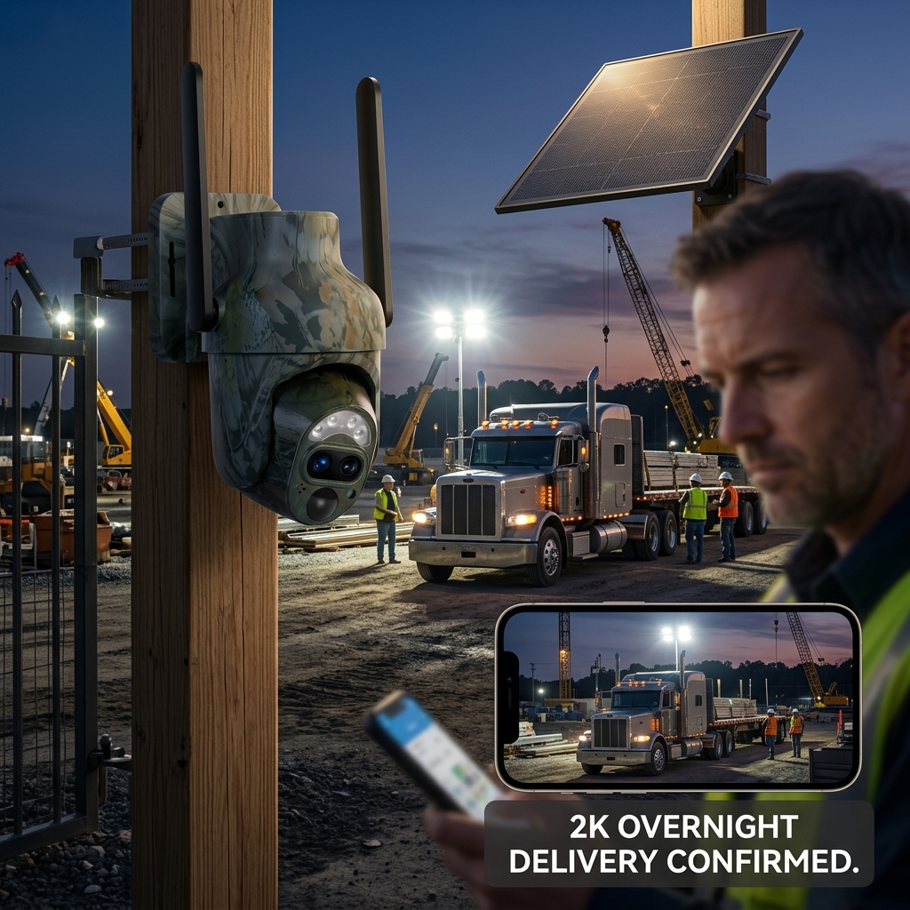 Watching Overnight Equipment Deliveries
