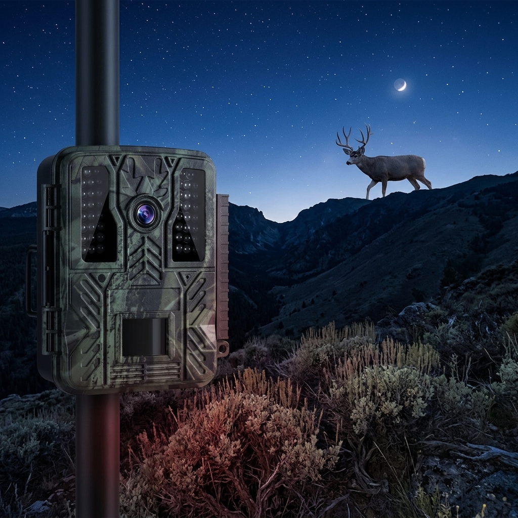Deer Crossing Above The Ridge