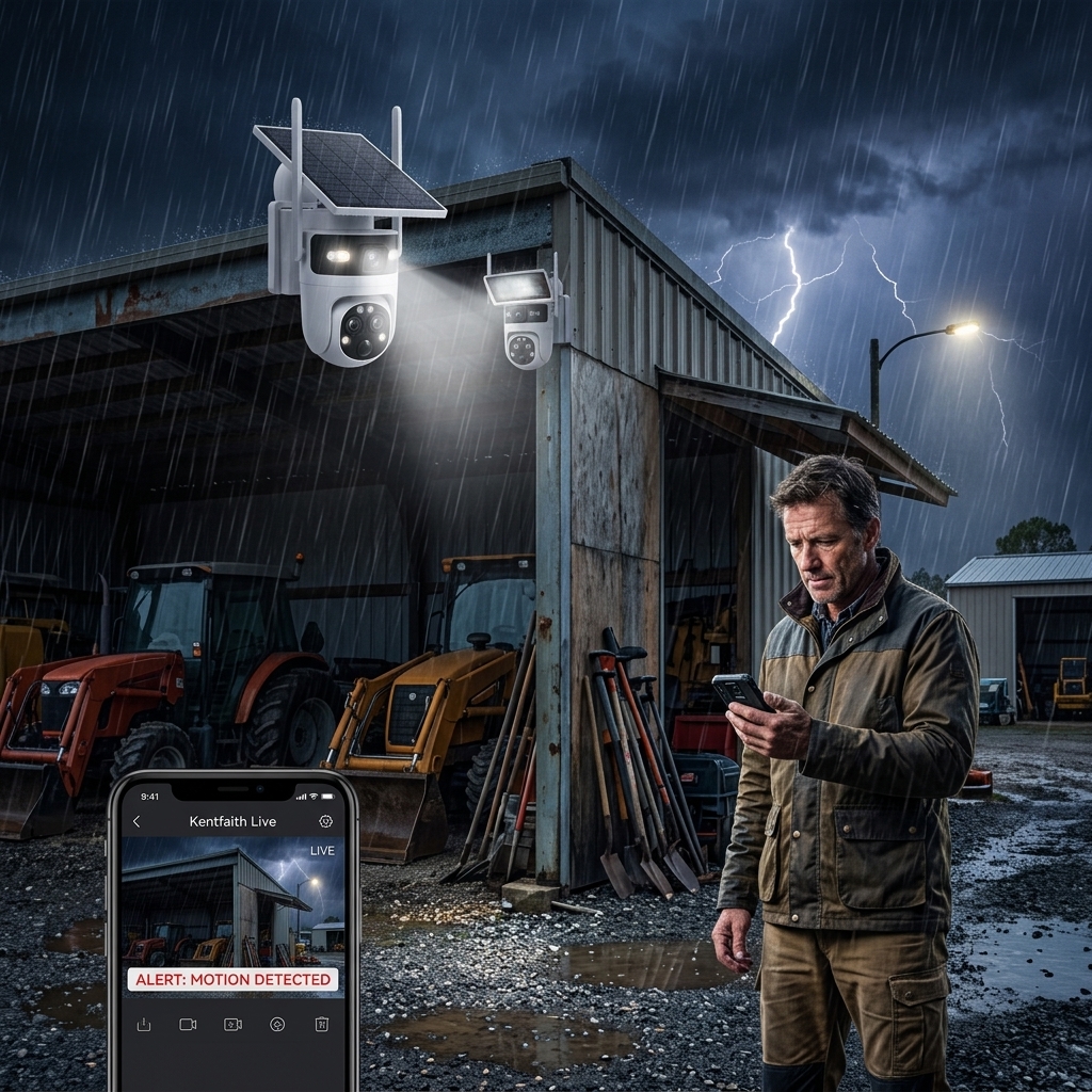 Stormy Nights Around Equipment Sheds